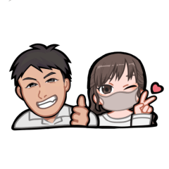 [LINEスタンプ] セーヤ社長と美人鬼嫁