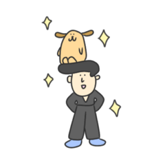 [LINEスタンプ] いっぬと友だち