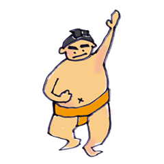 [LINEスタンプ] がっぷりよつ九州場所