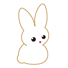 [LINEスタンプ] ぷちうさ♡