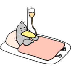 [LINEスタンプ] ハシビロコウのマーサー