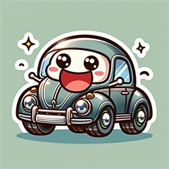 [LINEスタンプ] ユニークな車たち