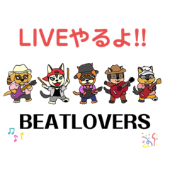 [LINEスタンプ] BEATLOVERSオリジナルスタンプ