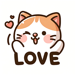 [LINEスタンプ] ユニークな猫たち