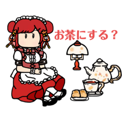 [LINEスタンプ] カラフルな女の子のLINEスタンプ