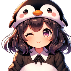 [LINEスタンプ] ペンギン娘 雪美ちゃん