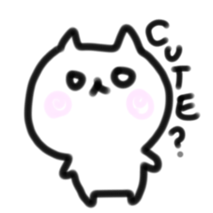 [LINEスタンプ] かわいいサイコねこ