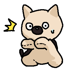 [LINEスタンプ] シェパードあずきちゃん！