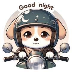 [LINEスタンプ] バイクワンワンの冒険