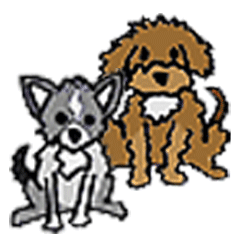 [LINEスタンプ] Everyone loves dogs 0