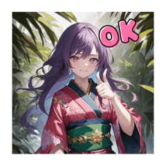 [LINEスタンプ] 美人がお好きですか！