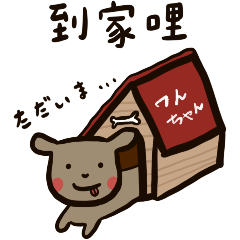 [LINEスタンプ] 報告するワンちゃん