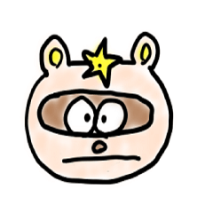 [LINEスタンプ] タヌキマンのシンプルスタンプ