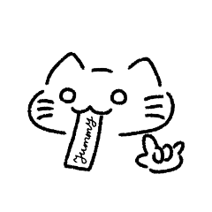 [LINEスタンプ] にゃんぎまりねこ【シュール、ねこ】