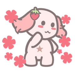 [LINEスタンプ] ピンクのコッカースパニエル