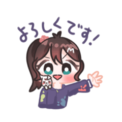 [LINEスタンプ] ミンリーとチエリーのほんわかスタンプ