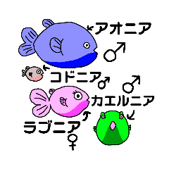 [LINEスタンプ] ピラニア仲間のスタンプ  ピラニーア仲間