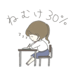 [LINEスタンプ] 女子高生chachaの日常