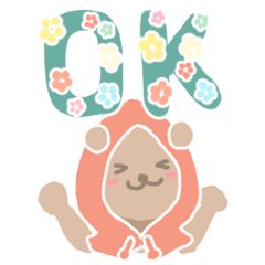 [LINEスタンプ] くまりんの春夏秋冬