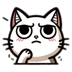 [LINEスタンプ] 猫の当て字スタンプ