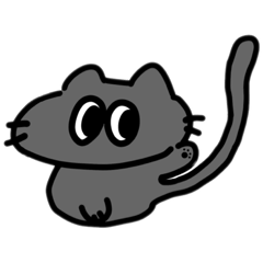 [LINEスタンプ] 猫かぶる灰