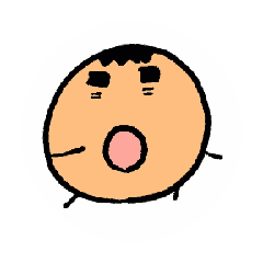 [LINEスタンプ] 動く。さんかくボーイの助スタンプ