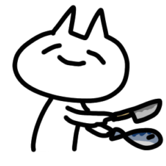 [LINEスタンプ] だるゆるしろねこ