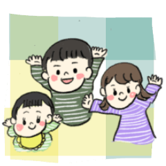 [LINEスタンプ] にしむらさんきょうだい