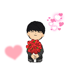 [LINEスタンプ] キュート男子