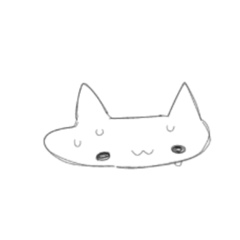 [LINEスタンプ] ねこ、たぶん