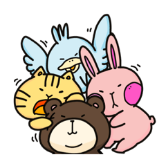 [LINEスタンプ] おニャンとうさっころ リアクション3