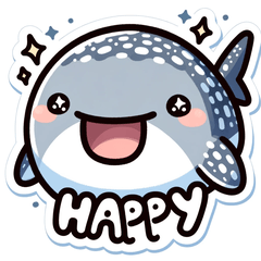 [LINEスタンプ] ジンベエザメの冒険
