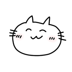 [LINEスタンプ] づにゃんとうさぎ01