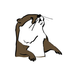 [LINEスタンプ] カワウソ推し