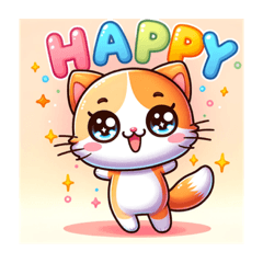 [LINEスタンプ] ねこねこムード