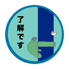 [LINEスタンプ] キッズ手書きスタンプなまけものゴリラ鳥