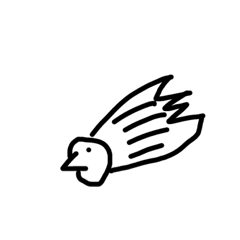 [LINEスタンプ] タイトル : 孤独な鳥の群れ