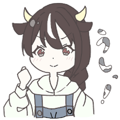 [LINEスタンプ] 動物系女子 パーカー