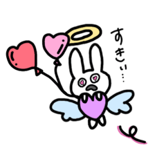 [LINEスタンプ] やる気のないてんしとあくま