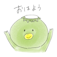 [LINEスタンプ] カッパとカッパと、またカッパ