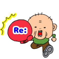 [LINEスタンプ] Re:愛知のじじばば