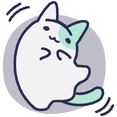 [LINEスタンプ] あなたの隣におばけねこ