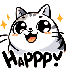 [LINEスタンプ] 感情たっぷり猫ちゃん