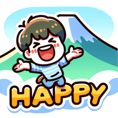 [LINEスタンプ] 富士山の楽しい時間