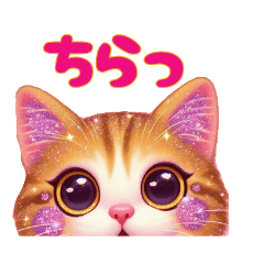 [LINEスタンプ] キラキラにゃんこの日常スタンプ 2nd