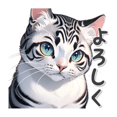 [LINEスタンプ] 妙にリアルな猫さんスタンプ