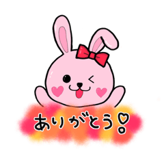 [LINEスタンプ] ういんくうさぎい