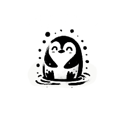 [LINEスタンプ] 水墨ペンギン3