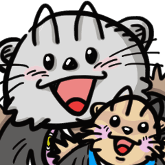 [LINEスタンプ] 動くラッコのお坊さん