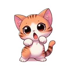 [LINEスタンプ] 陽気な仔猫